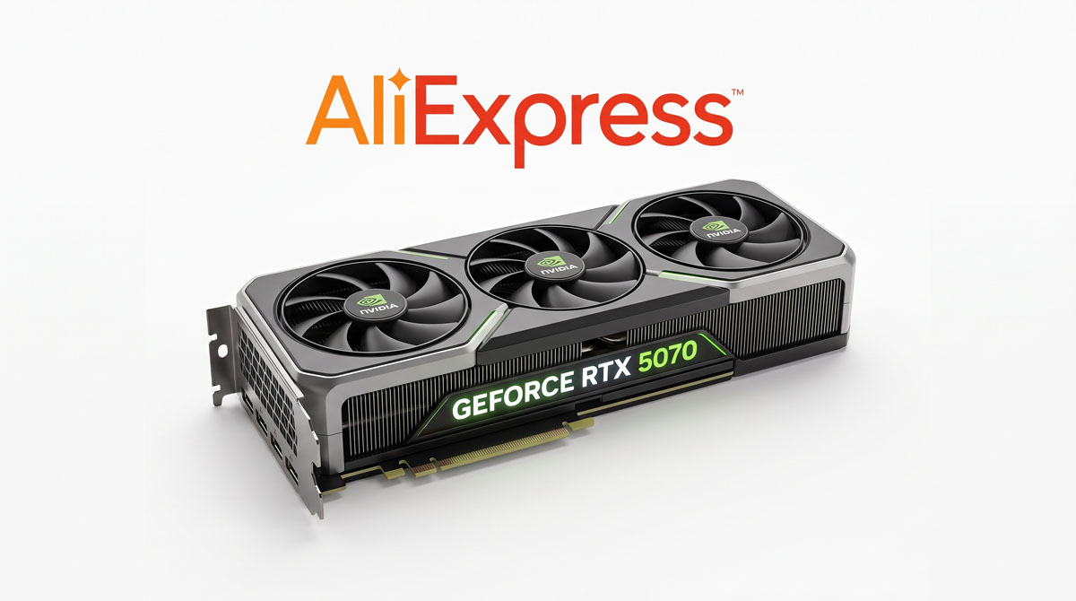 NVIDIA GeForce RTX 5070 в AliExpress